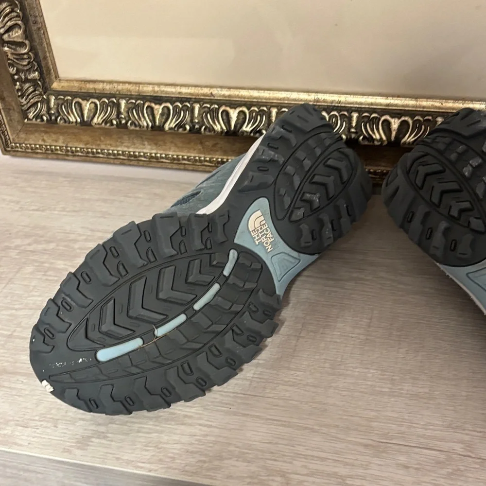 The North Face Black and Blue Trail Shoes